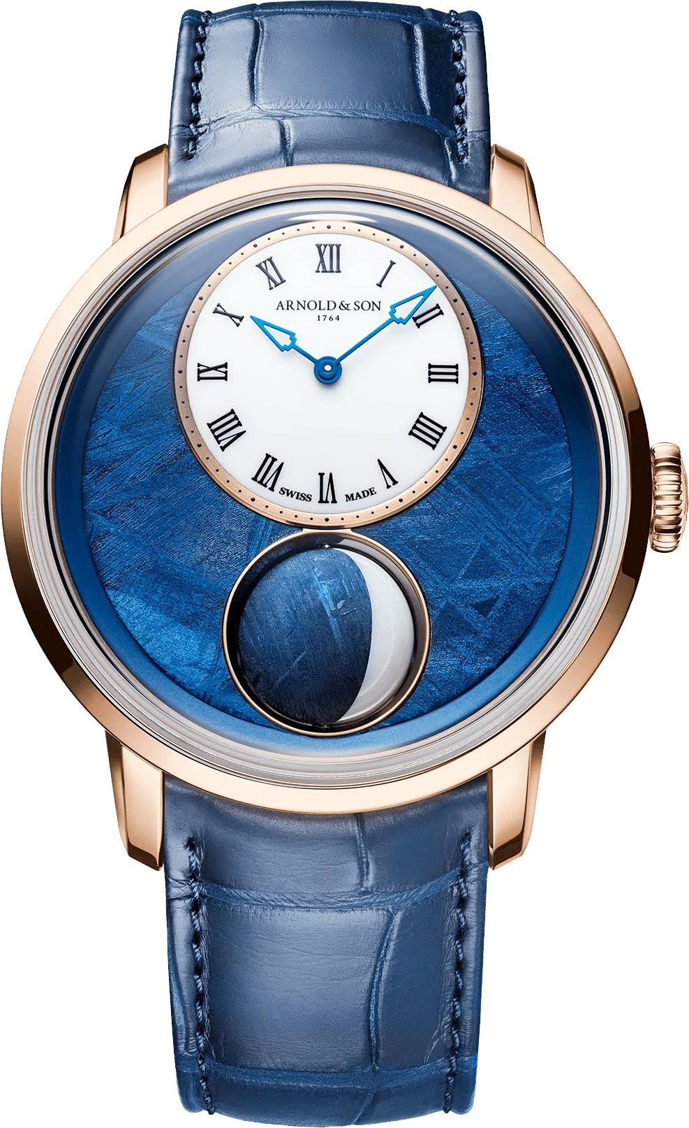 Arnold & Son 1LMAR.Z01A.C211R Luna Magna Red Gold Meteorite 44mm