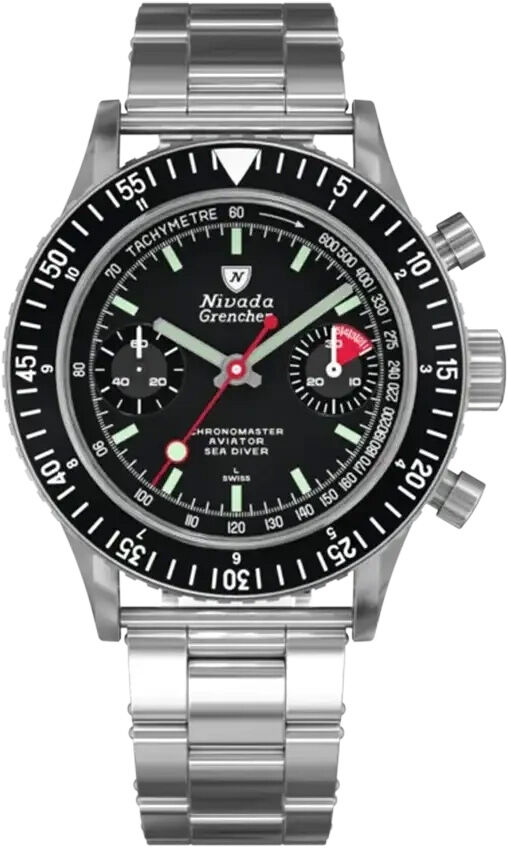 Nivada Grenchen Chronomaster Lollipop Manual 86011M04LC