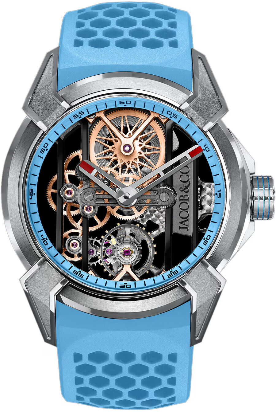 Jacob & Co EX110.20.AA.AJ.ABRUA Epic X Blue Titanium 44mm