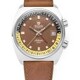 Nivada Grenchen 32061A16 Antarctic GMT Tropical Brown Leather Strap image 0 thumbnail