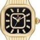 Michele MWW33B000016 Meggie 18K Gold-Plated Diamond Noir Gloss Dial image 0 thumbnail