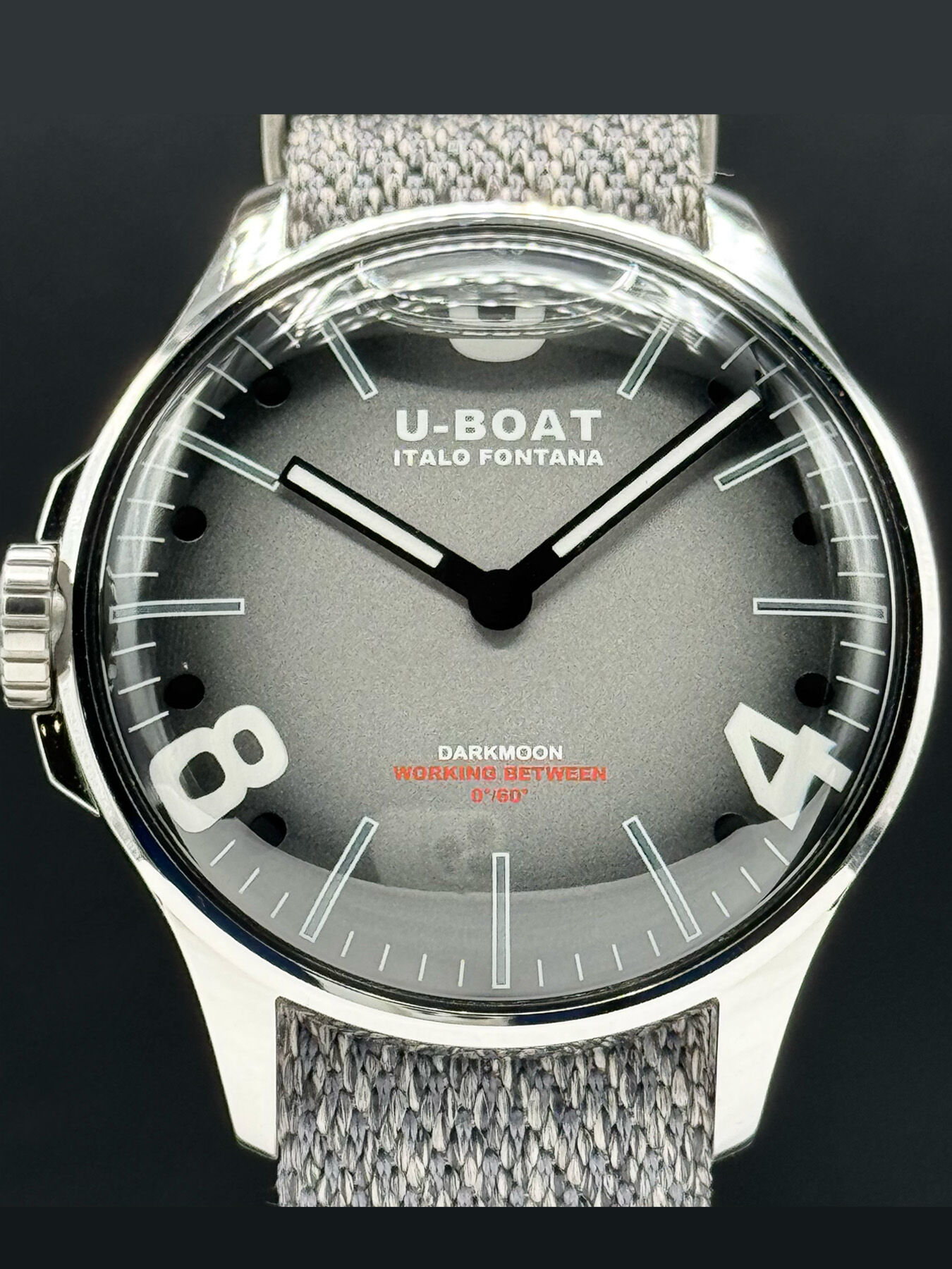 U-Boat 9149 Darkmoon 44mm Grey SS