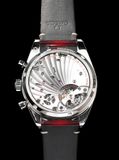 Omega 332.12.41.51.11.001 Speedmaster 57 Coaxial Chronometer Chronograph Red Dial on Strap image 3 thumbnail