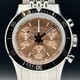 Nivada Grenchen 87043Q04 Chronoking Salmon Dial on Bracelet image 0 thumbnail