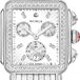 Michele MWW06A000804 Deco Diamond High Shine Stainless Steel Watch image 0 thumbnail