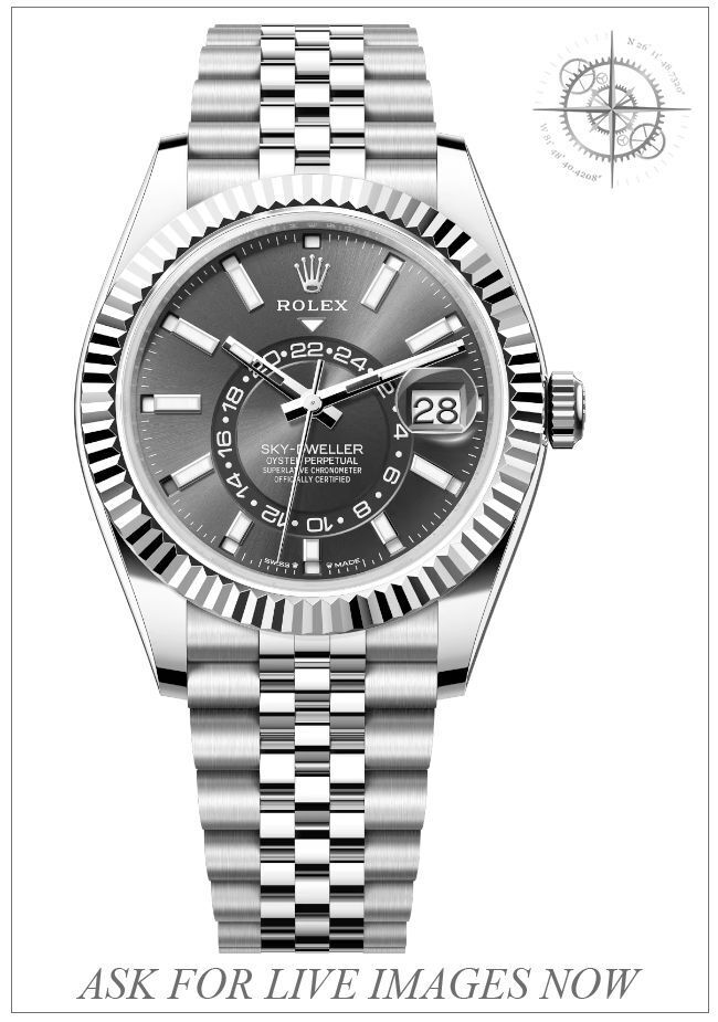 Rolex M336934-0006 SkyDweller Stainless Blue Dial on Jubilee Bracelet