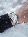 Nivada Grenchen 32066A04 Super Antarctic White 3.6.9 Cream Dial Beads Of Rice image 3 thumbnail