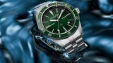 Favre Leuba 00.20308.101.03.200 Deep Raider Renaissance Green Dial on Bracelet image 3 thumbnail