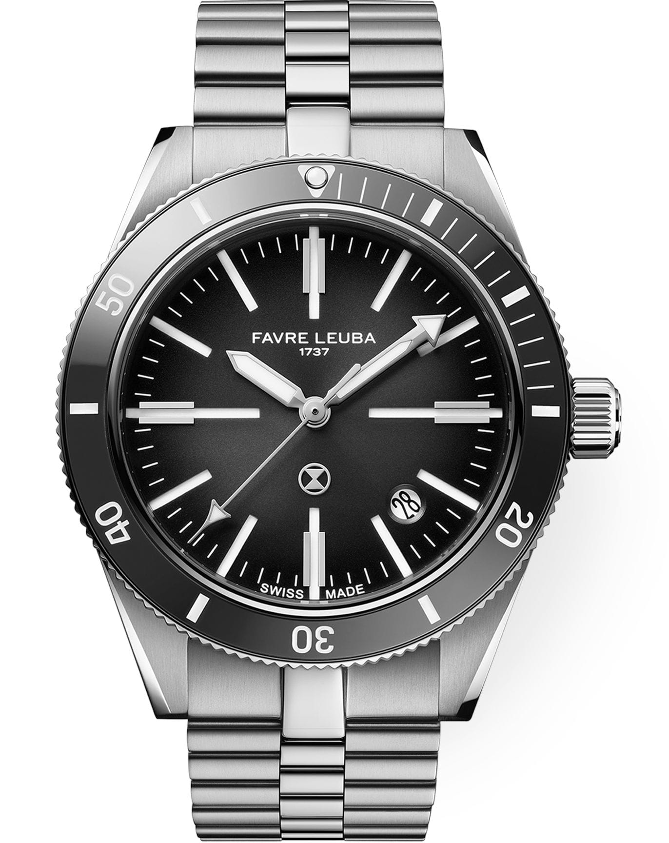 Favre Leuba 00.20308.101.06.200 Deep Raider Renaissance Grey Dial on Bracelet