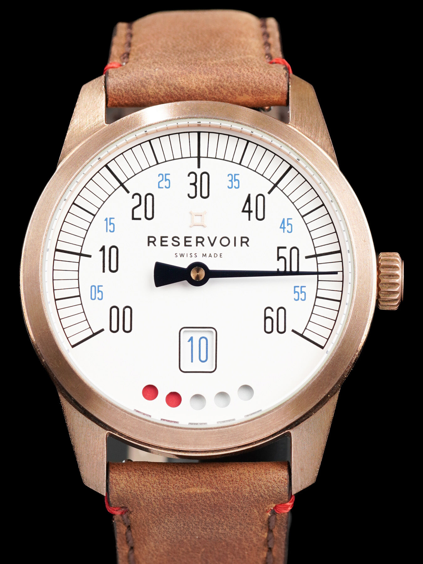 Reservoir RSV03.TF/330-23 Tiefenmesser Bronze on Strap