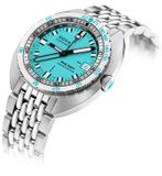 DOXA 855.10.241.10 SUB 250T GMT Aquamarine On Stainless Steel Bracelet image 1 thumbnail
