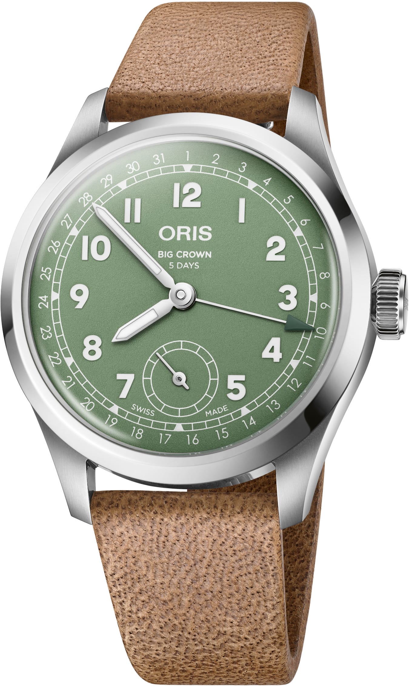 Oris 403 7799 4067-07 6 20 09Fc Big Crown Pointer Date Calibre 403 Green Dial