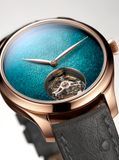 H. Moser & Cie. 1805-0400 Endeavour Tourbillon Rose Gold Turquoise Enamel image 3 thumbnail