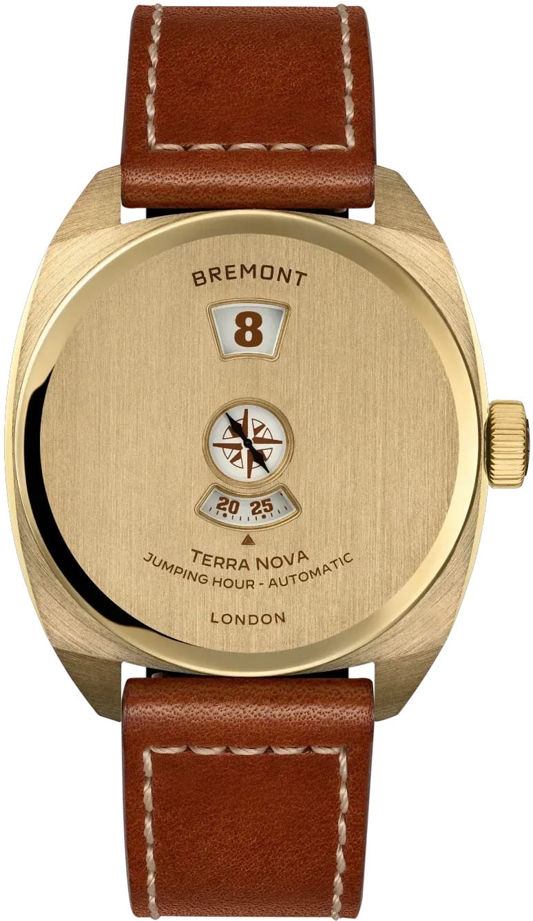 Bremont TN38-JH-BZ-CC-L-S Terra Nova Jumping Hour Bronze On Strap
