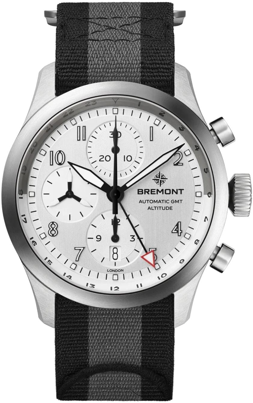 Bremont ALT42-CHR-G-SS-SI-N-S Altitude Chronograph Gmt On Nato Strap