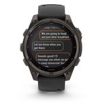Garmin 010-02906-10 Fenix 8 47mm Solar Sapphire Carbon Gray DLC Titanium image 9 thumbnail