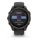 Garmin 010-02906-10 Fenix 8 47mm Solar Sapphire Carbon Gray DLC Titanium image 3 thumbnail
