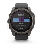 Garmin 010-02907-10 Fenix 8 51mm Solar Sapphire Carbon Gray Dlc Titanium image 3 thumbnail
