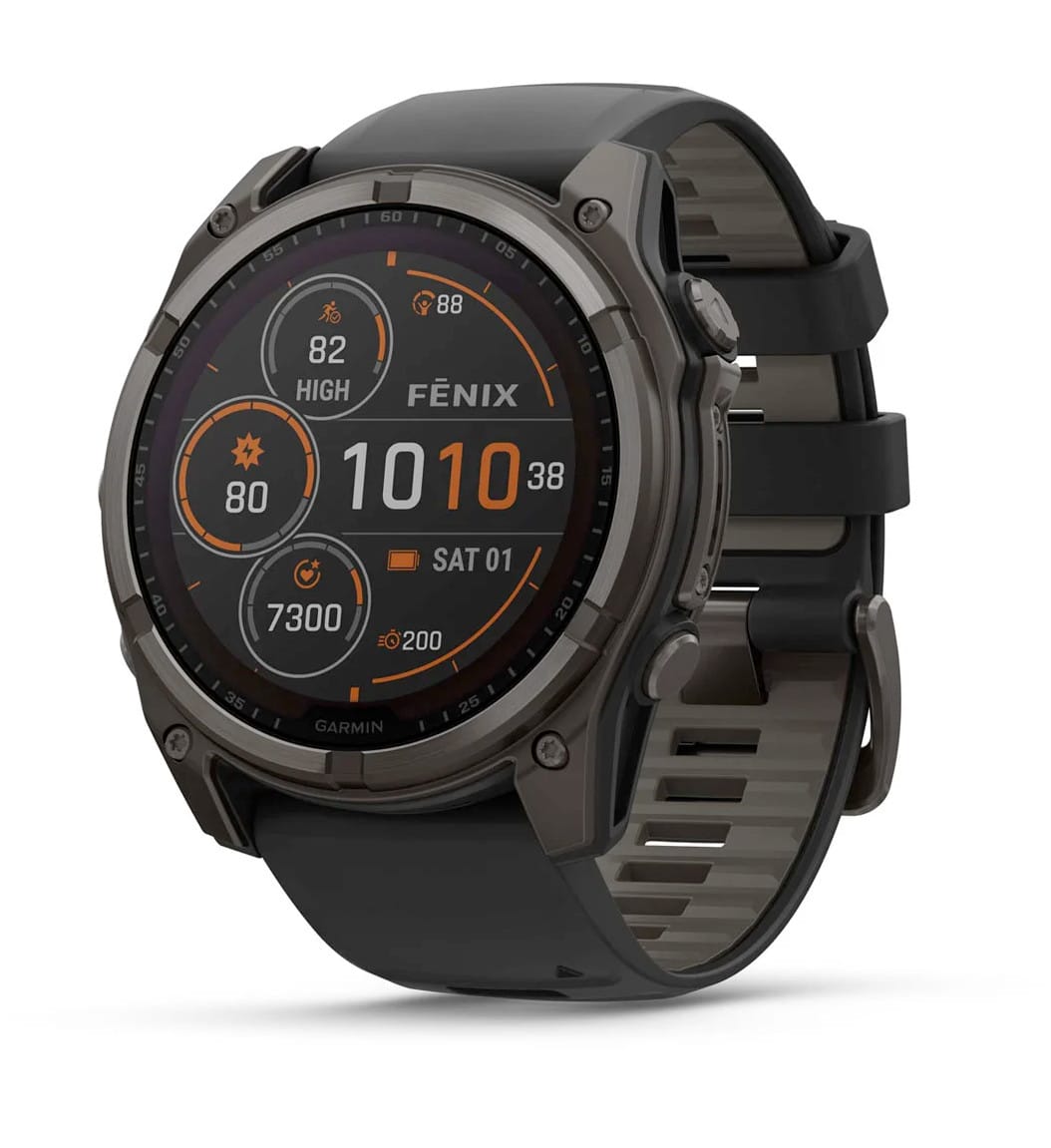 Garmin 010-02907-10 Fenix 8 51mm Solar Sapphire Carbon Gray Dlc Titanium