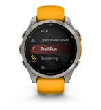 Garmin 010-02904-10 Fenix 8 47mm AMOLED Sapphire Titanium image 6 thumbnail