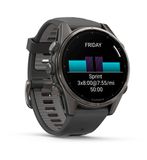 Garmin 010-02903-20 Fenix 8 43mm AMOLED Sapphire Carbon Gray DLC Titanium image 2 thumbnail