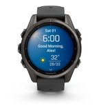 Garmin 010-02903-20 Fenix 8 43mm AMOLED Sapphire Carbon Gray DLC Titanium image 1 thumbnail