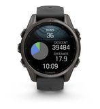 Garmin 010-02903-20 Fenix 8 43mm AMOLED Sapphire Carbon Gray DLC Titanium image 8 thumbnail