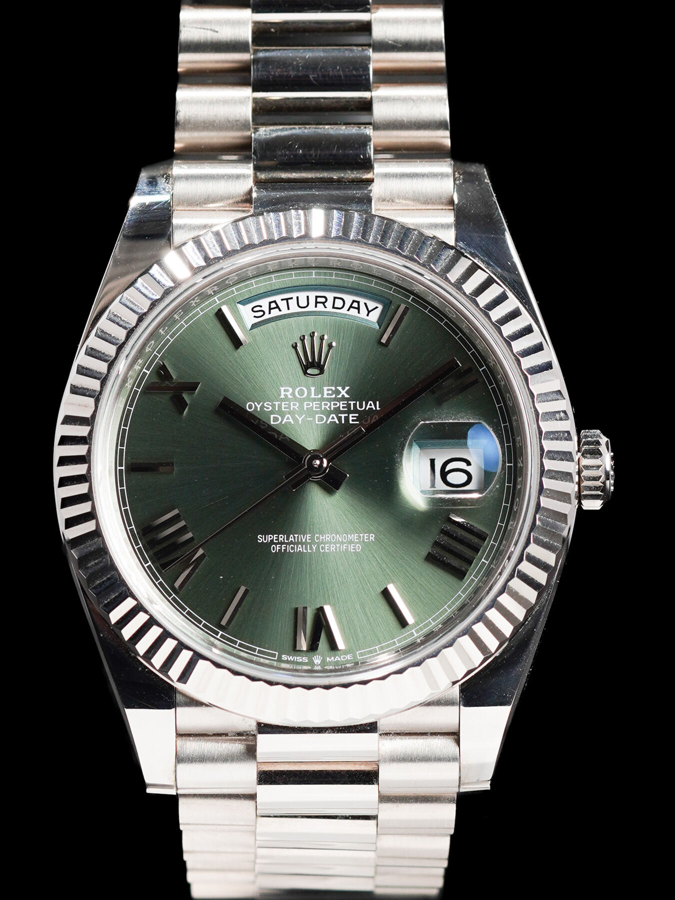 Rolex 228239 Oyster Perpetual Day Date Green Dial