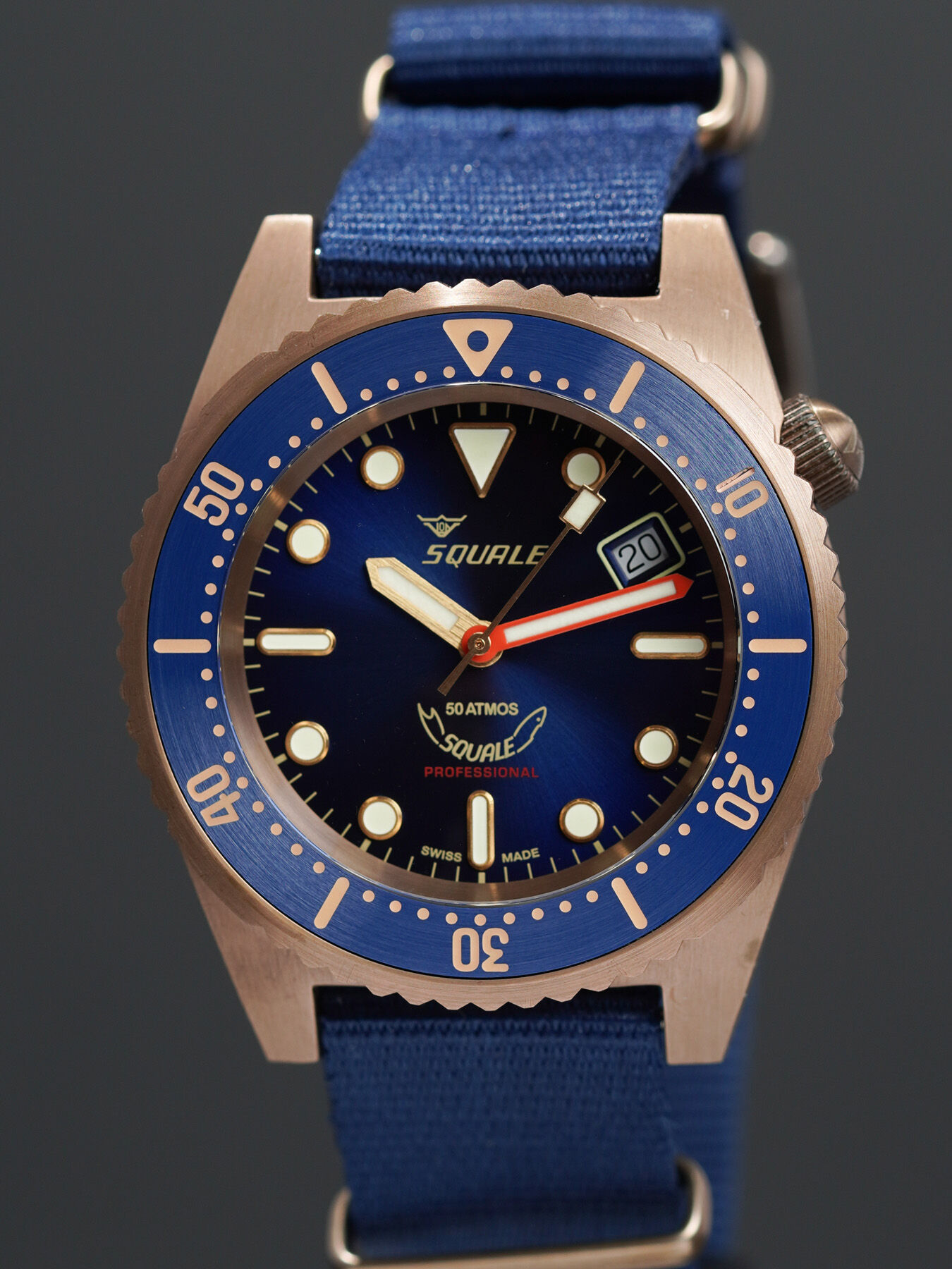 Squale 1521 Bronze 1521BRONBL.NB20