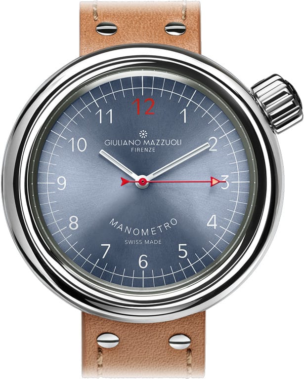 Giuliano Mazzuoli Manometro Blue Mother of Pearl Compressed