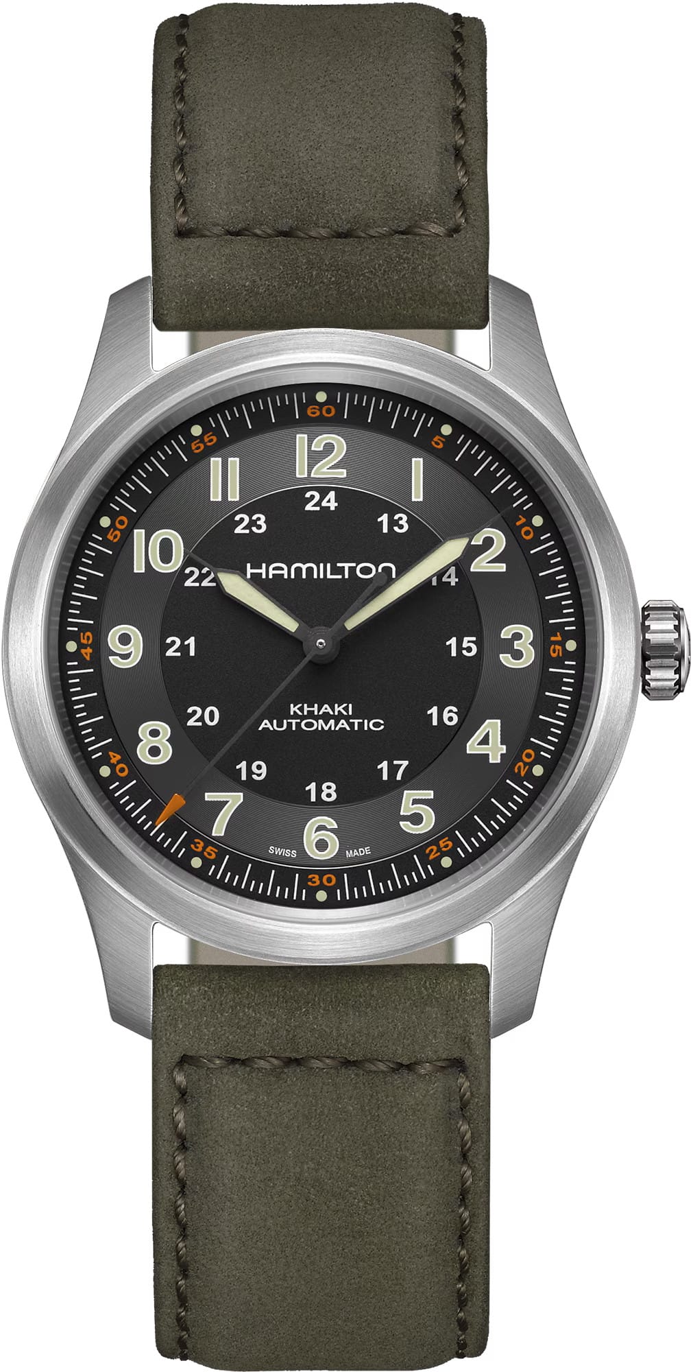 Hamilton H70205830 Khaki Field Titanium Auto 38mm