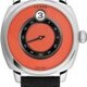 Fears BS240.500A.114.047 Brunswick 40.5 Jump Hour Coral on Buffalo Leather Strap image 0 thumbnail