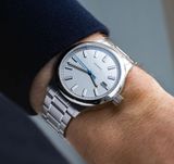 Fears BS139.510.044.123 Redcliff 39.5 Date Pewter Grey on Stainless Steel Bracelet image 2 thumbnail