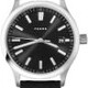 Fears BS139.510.041.047 Redcliff 39.5 Date Raven Black on Buffalo Leather Strap image 0 thumbnail
