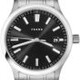 Fears BS139.510.041.123 Redcliff 39.5 Date Raven Black on Stainless Steel Bracelet image 0 thumbnail