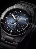 Blancpain 5054 0140 O52A Bathyscaphe Quantième Complet Phases de Lune Blue Dial image 3 thumbnail