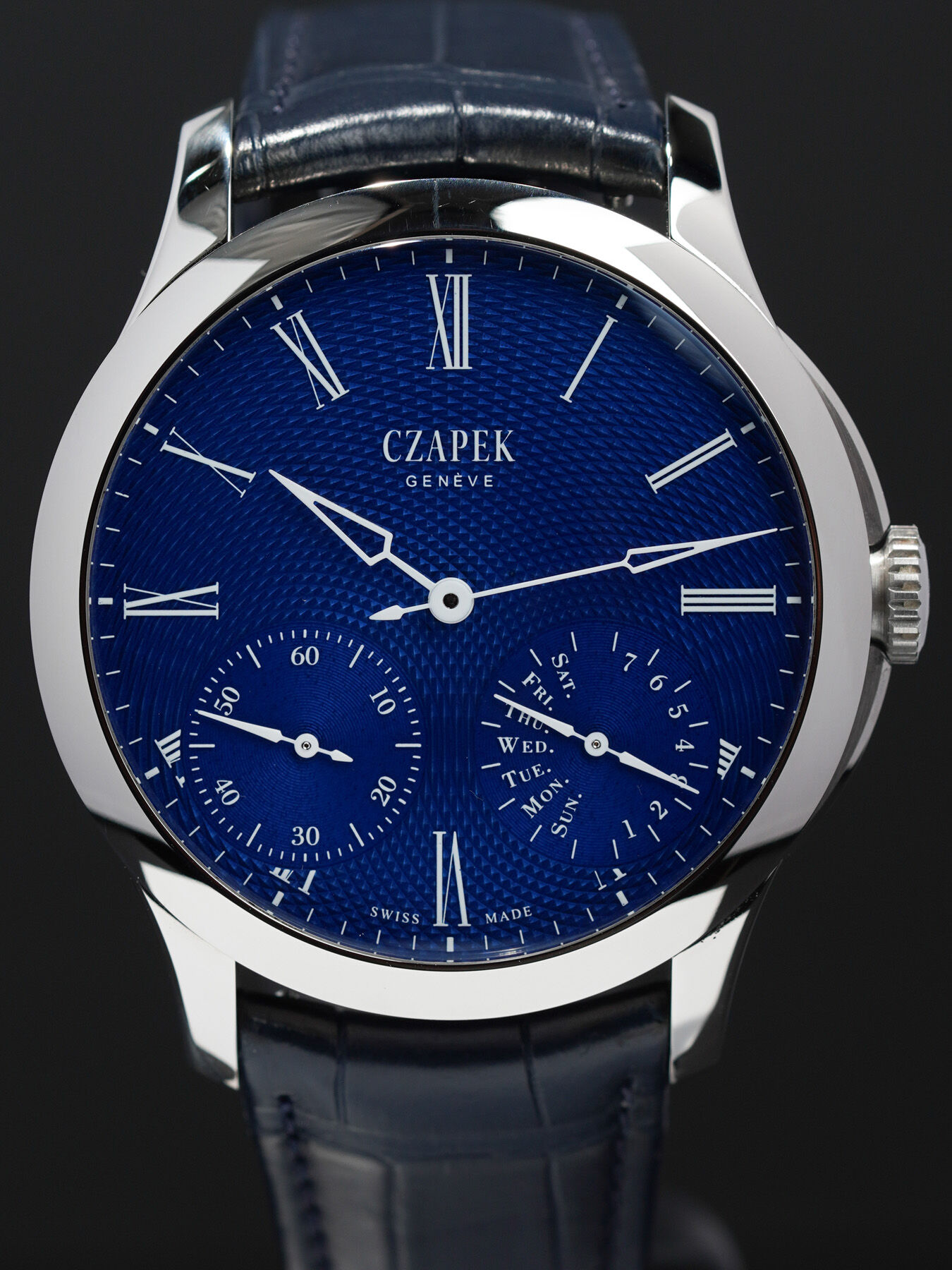 Czapek Quai Des Bergues Sapphire Blue L