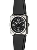 Bell & Ross BR03A-BL-ST/SRB BR 03 Black Steel image 1 thumbnail