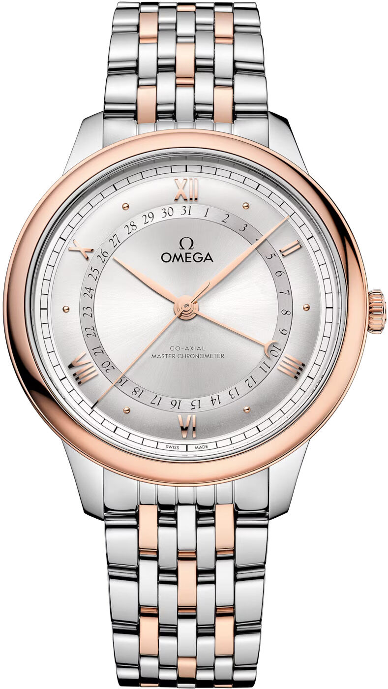Omega 434.20.42.22.02.001 De Ville Prestige 42mm Steel and Gold on Bracelet