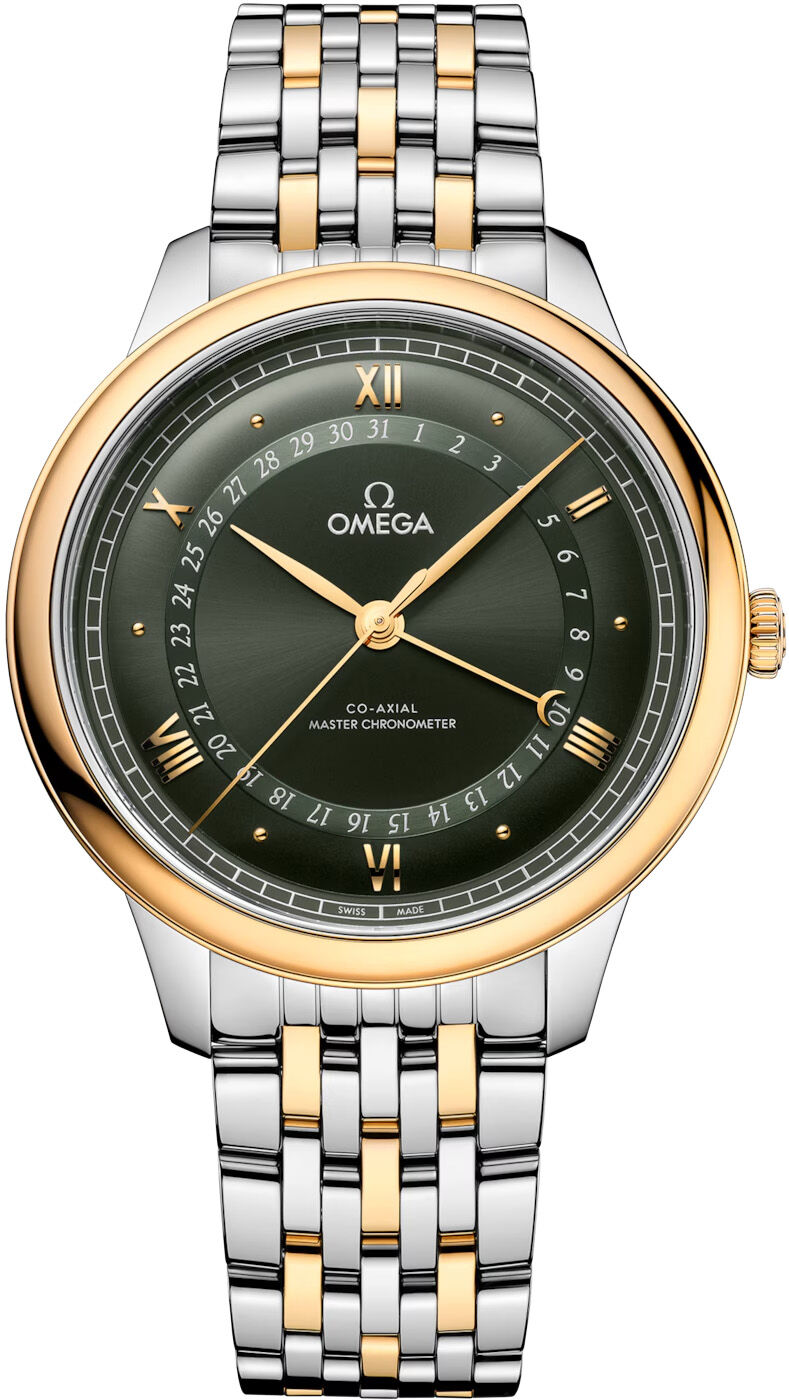 Omega 434.20.42.22.10.001 De Ville Prestige 42mm Steel and Yellow Gold on Bracelet