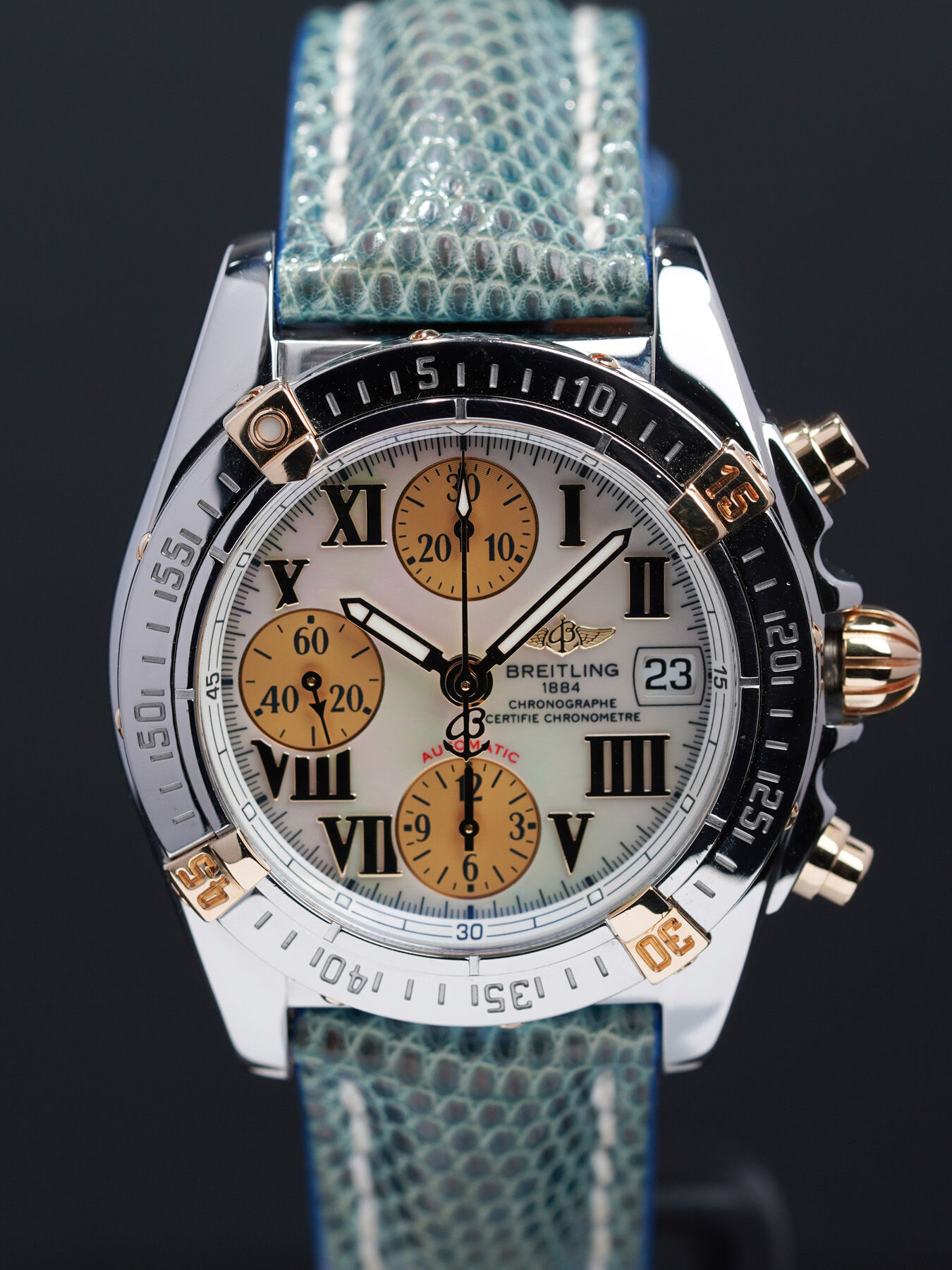 Breitling A13358 Chrono Cockpit Mother of Pearl Dial