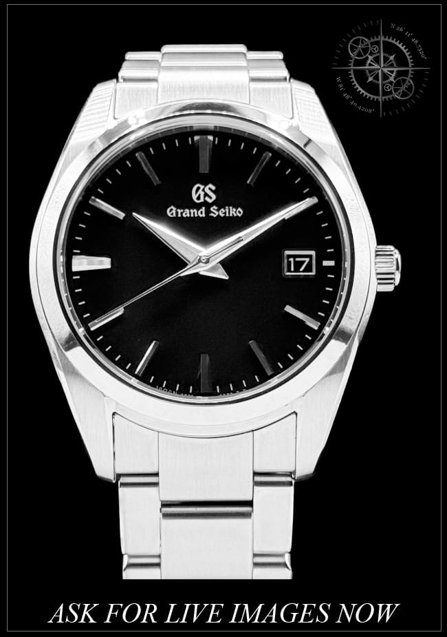 Grand Seiko Quartz SBGX261 Black Dial - Exquisite Timepieces