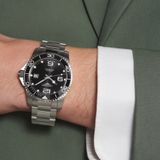 Longines Hydroconquest Black Dial on Bracelet image 7 thumbnail