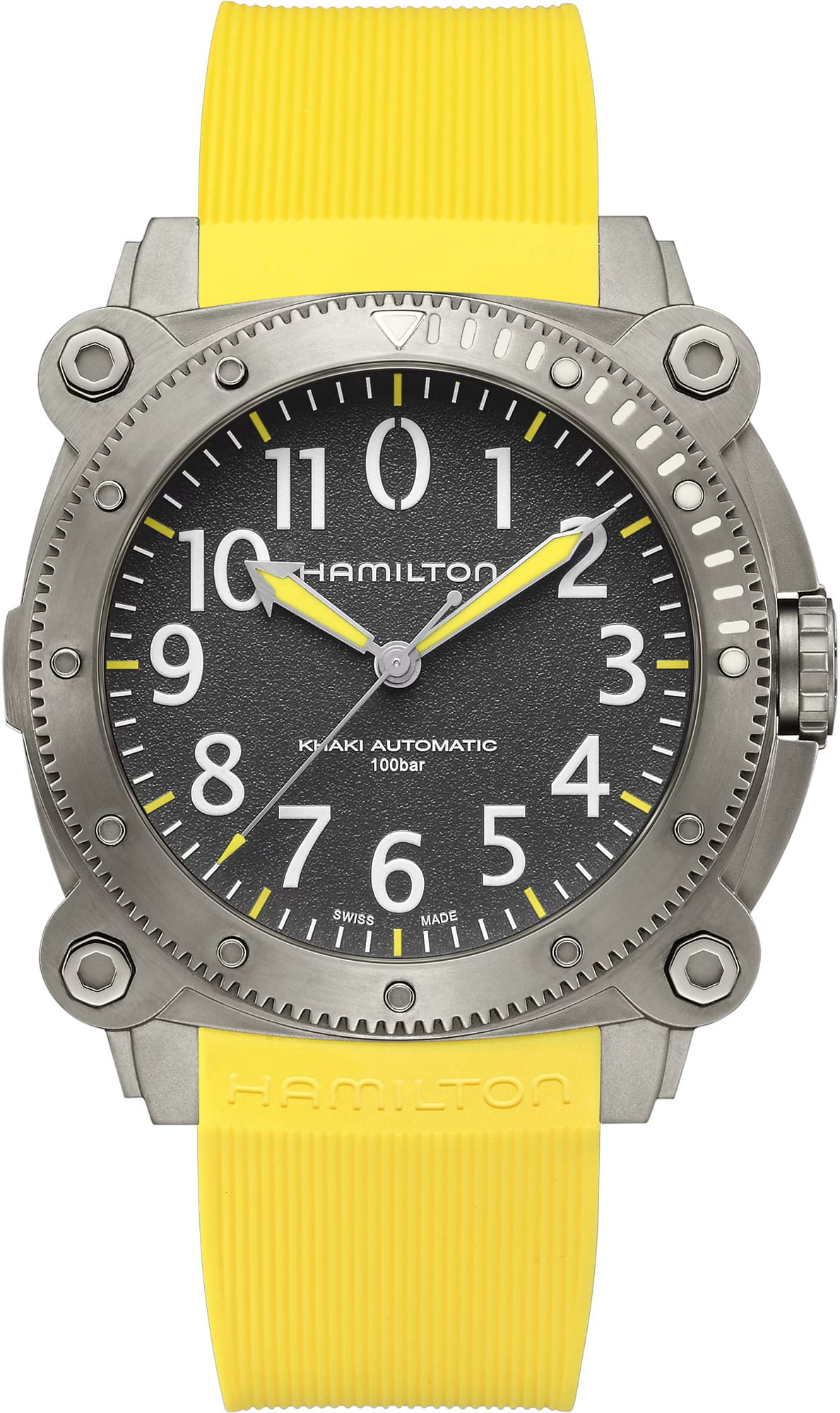 Hamilton H78535380 Khaki Navy Belowzero Auto Titanium 46mm