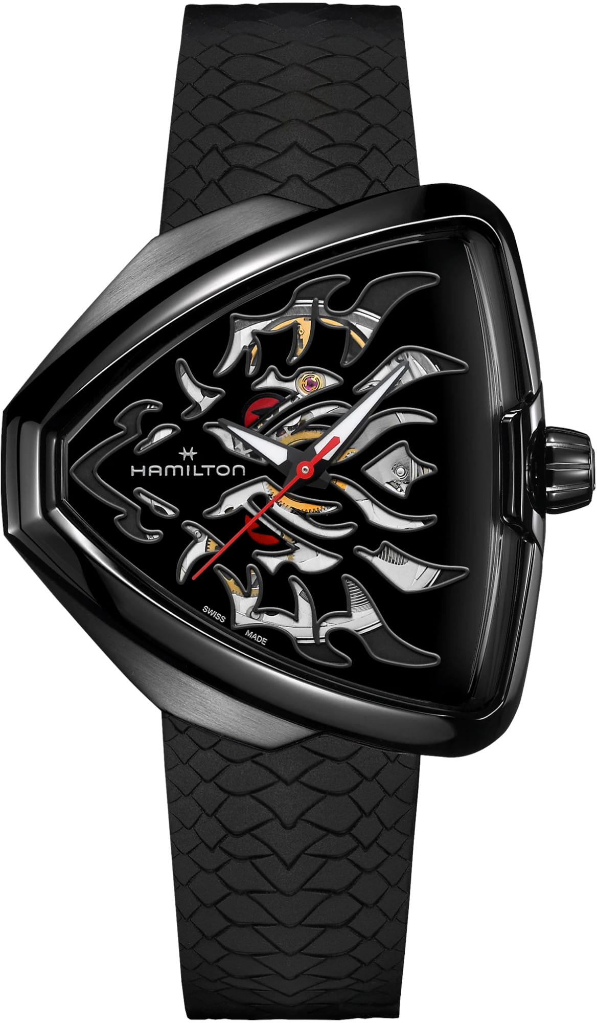 Hamilton H24535332 Ventura Elvis80 Skeleton Auto 42mm x 45mm