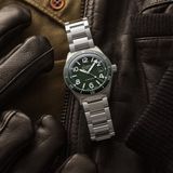 Glashütte Original 1-39-11-13-63-70 SeaQ Reed Green Dial On Bracelet with Exhibition Caseback image 2 thumbnail