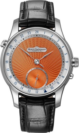 Moritz Grossmann MG-003890 GMT Guilloché Orange