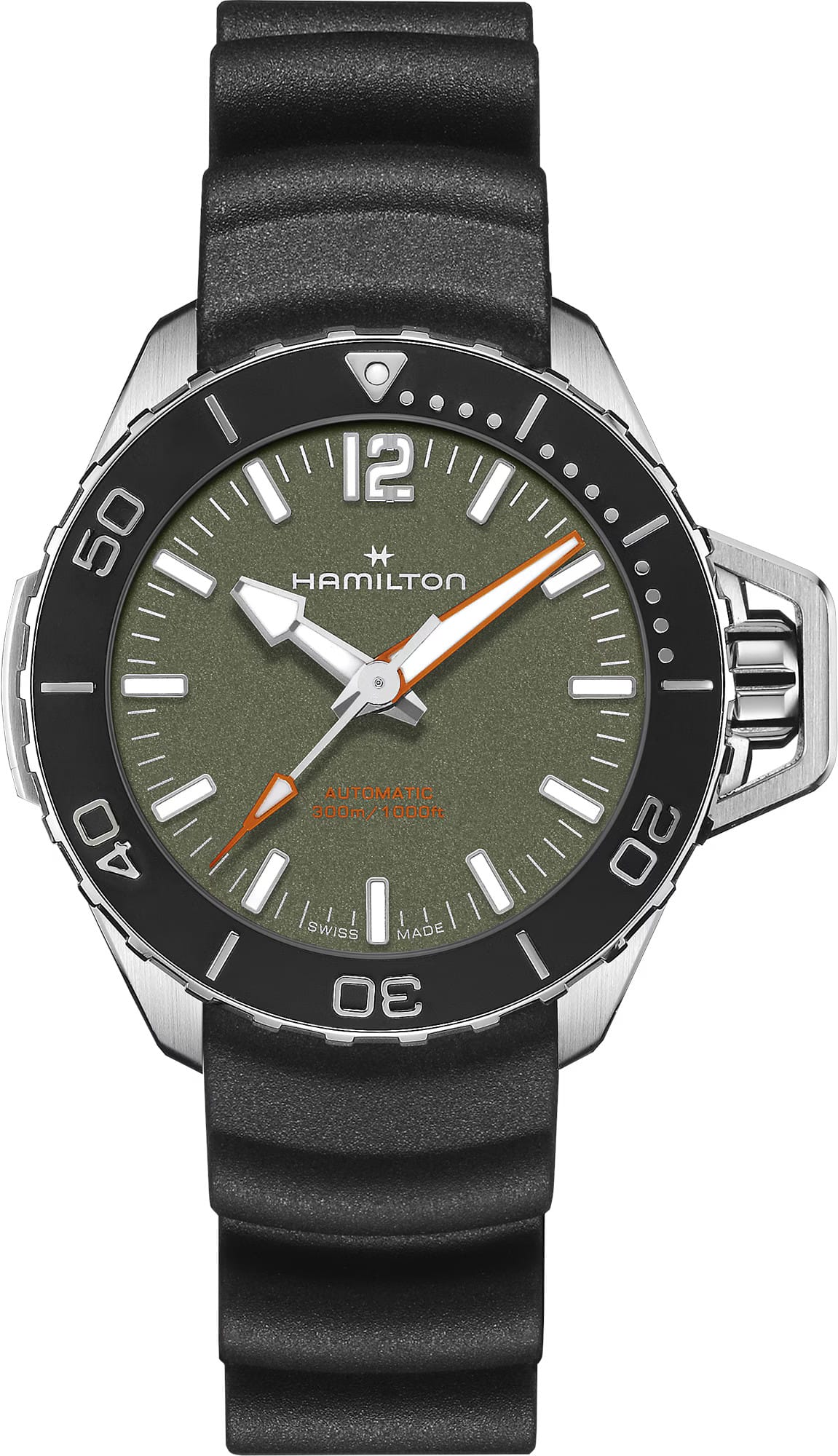 Hamilton H77455360 Khaki Navy Frogman Auto 41mm
