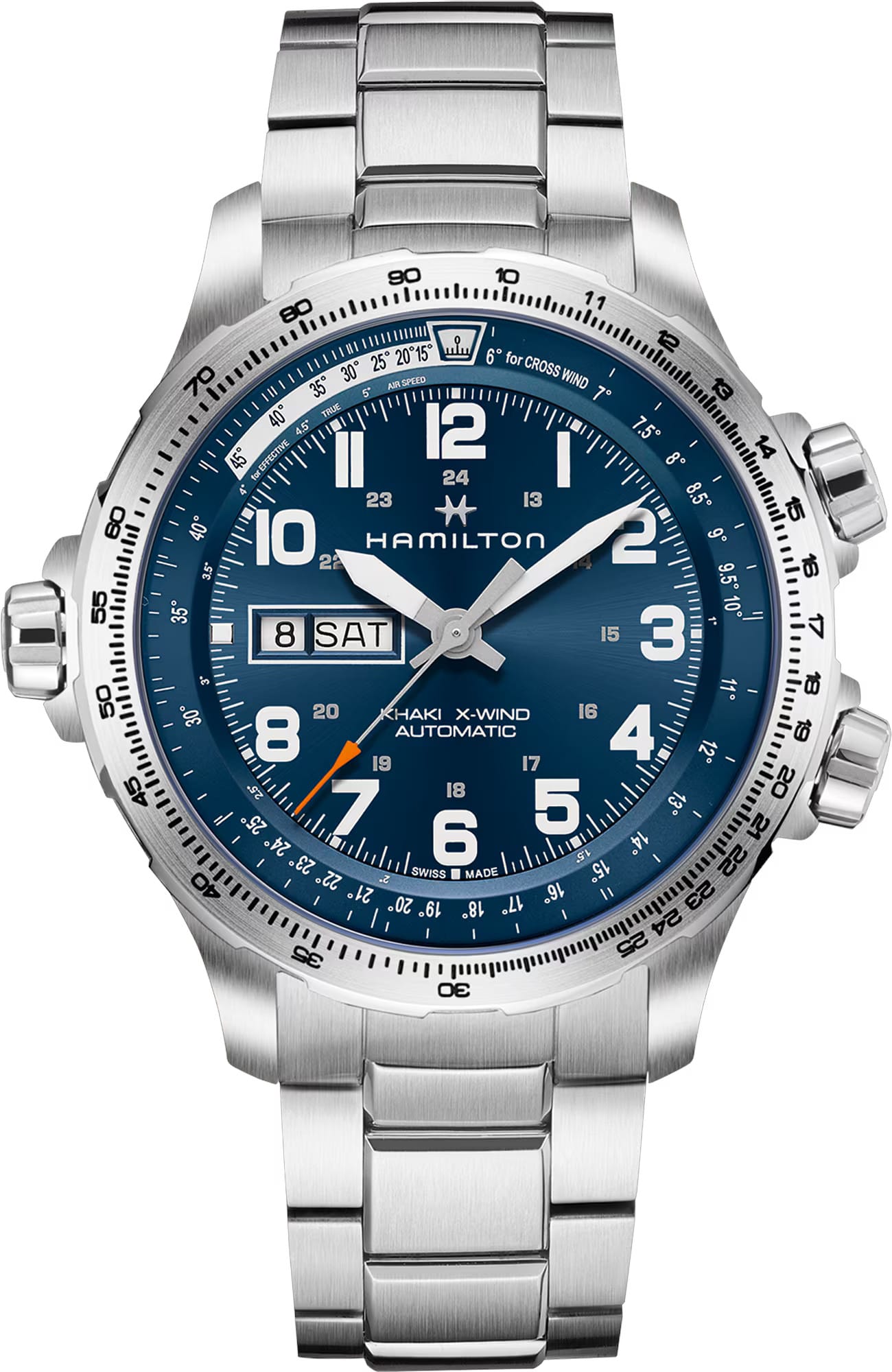 Hamilton H77765141 Khaki Aviation X-Wind Day Date Auto 45mm