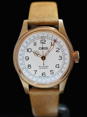 Oris 01 754 7741 3161-Set Big Crown Father Time Limited Edition On Strap
